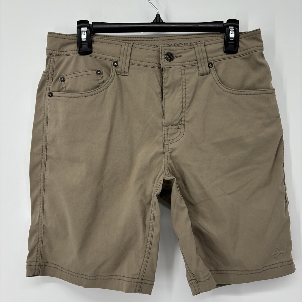 Prana Shorts Mens 31x9 Brion Performance Hiking Outdoor Camp Tech Chino Stretch